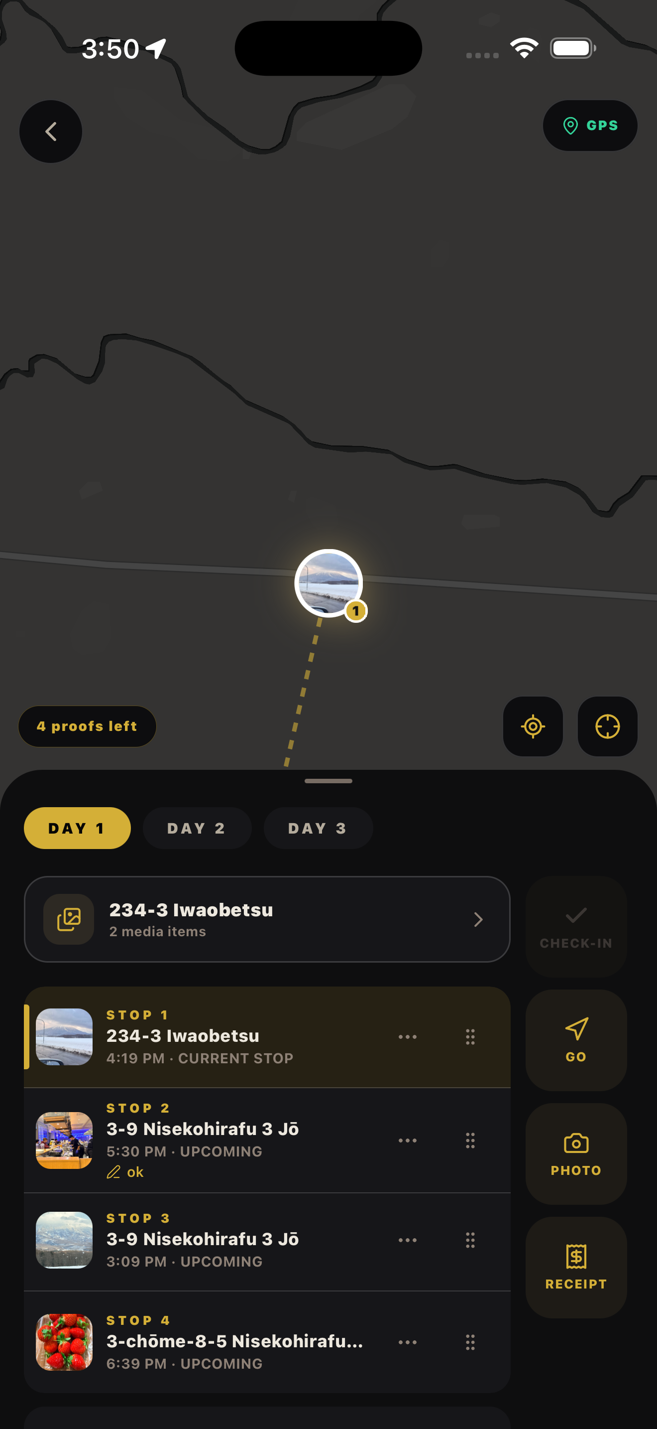 RouteTo Mobile App - Live GPS Waypoints