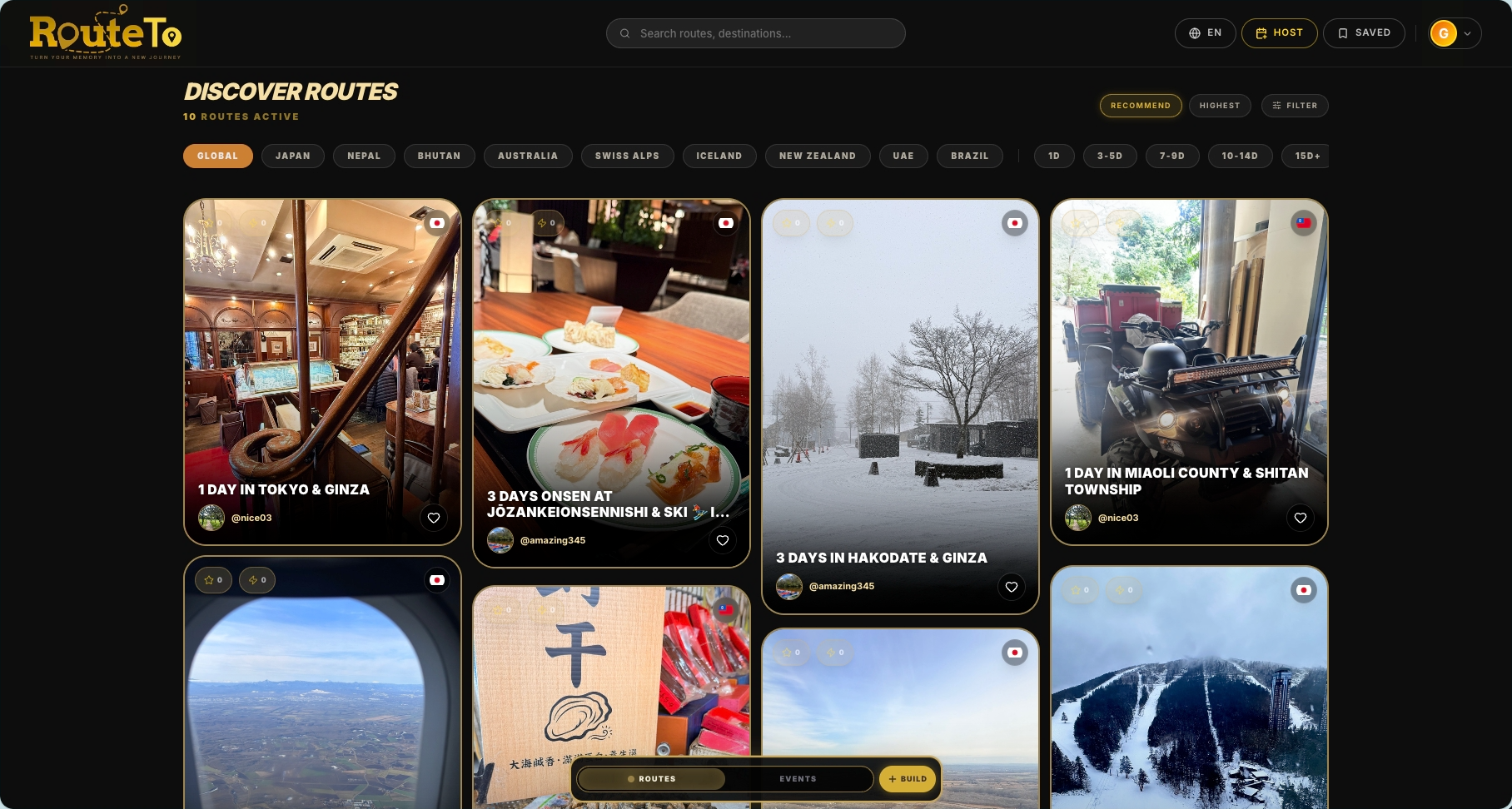 RouteTo Travel Marketplace Web Application